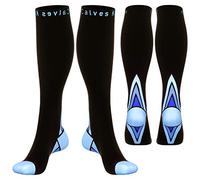 (2 Pairs) Compression Socks/Stockings for Men & Women,Speed Up Recovery Best Graduated Athletic Fit for Travel, Running, Nurses,Shin Splints, Flight & Maternity Pregnancy. Boost Stamina, Circulation