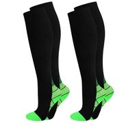 2 Pairs Compression Socks/Stockings for Men & Women,Support Socks Compression Stockings for Running, Swelling, Nurse, Flight, Nurses,Edema