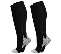 2 Pairs Compression Socks/Stockings for Men & Women,Support Socks Compression Stockings for Running, Swelling, Nurse, Flight, Nurses,Edema