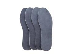 2 Pairs Cotton Insole Shoe Pad Thin Autumn and Winter Comfortable Men and Women Plush Breathable Keep Warm Hairy Insoles Shoes(Women Three Pairs,39)