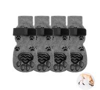2 Pairs Dog Socks Shoes, Waterproof Non Slip Paw Protectors With Grips, Boot Bandage Design Stop Licking Post Surgery Recovery