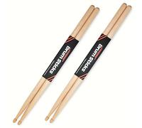2 Pairs Drum Sticks 5A, Professional Classic Maple Wood Drumsticks, Wood Tip for Acoustic Drums or Electronic Drums, Adults, Kids and Beginners (2Pairs)