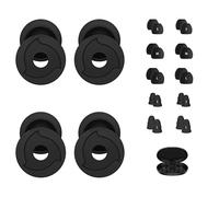 2 Pairs Ear Plugs for Sleeping Noise Reduction,30-35dB NRR Earplugs for Noise Cancelling for Noise Sensitivity,Airplane,Study,Travel,Reusable Silicone Ear Plugs with 10 Ear Tips in S/M/L