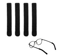 2 Pairs Eyeglass Ear Cushions,Knitting Cotton Fabric Anti-Slip Elastic Glasses Grips,Eyeglass Temple Tips Eyeglass Ear Pads,Knitted Cotton Anti Slip Temple Pads for Sunglasses Glasses Reading Glasses