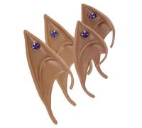 2 Pairs Fairy Ears Prop for Cosplay and Parties Sapphire Deep Decorative Ears Lightweight and Comfortable Design for Halloween and Photo Shoots