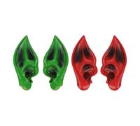 2 Pairs Fairy Pixie Elf Ears Cosplay Soft Pointed Tips Elven Vampire Ears