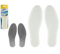 2 Pairs Foil Backed Thermal Insoles - Insulating Foil Back Fleece Shoe Inserts