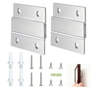 2 Pairs French Cleat Picture Hanger 2 Inches Heavy Duty Aluminium Z Hanger