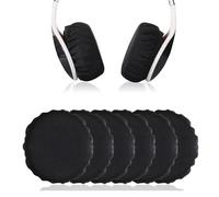 2 Pairs Headphone Earpad Covers, 3.54”-4.13”, 9-10.5cm, Stretchable Knit Fabric Earcup Protectors,Reusable Headphone Sweat Covers Washable and Stretchable Stretchable