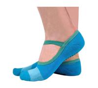 2 Pairs Ladies Cotton Non Slip Grip Low Cut Pilates Yoga Socks with Straps | Studio Workout | Floor Traction | Low Profile Shoe Layer | Natural Fibre Hosiery | Multi Pair Value Set