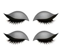2 Pairs Lazy Eye Shadow Eyelash Patch, Reusable Sticker Eyeshadow, 2 in 1 Eyelid Line Sticker, Natural Lazy Eye Shadow Eyelashes for Women's Make Up