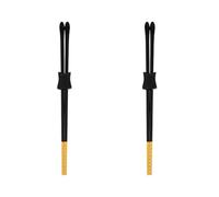 2 Pairs Long Cooking Chopsticks, Reusable Anti Scald Heat Resistant Silicone Chopsticks with Rest, Lightweight Easy to Use Kitchen Tool, for Frying Tempura, Hot Pot, Grilled Meat, Noodle