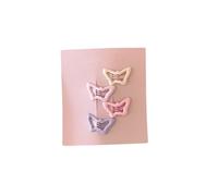 2 Pairs Lovely Star Bows Bear Acrylic Small Hair Clip For Teens Girls Students School Daily Use Nonslip Barrettes Trendy Teen Hair Accessories