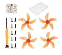 2 Pairs Low Noise Propellers Compatible with DJI NEO, Propeller Quiet for DJI NEO, Safe Multicoloured Available Low Noise Quick Release Robust Drone Accessories, Propeller Replacement Wings, Orange