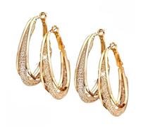 2 Pairs Lymphatic Drainage Slimming Hoop Earrings, Flysmus Halolux Lymphvity Magnetotherapy Germanium Earrings, Lymphatic Activity Hoop Acupuncture Therapy Earrings Fashion Jewelry Gift For Women