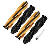 2 Pairs Main Brush Set Compatible with Dreame X50 Ultra, X50 Master, L50 Ultr a, L50 Pro Ultra, L40s Pro Ultra, D20 Pro Plus, Aqua10 U ltra, Mova V50 Ultr a Robot Vacuum Cleaner, with Cleaning Brush