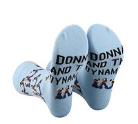 2 Pairs Mamma Gift Bride Dancing Queens Sock Disco Bachelorette Gift Mamma Mia Tourist Gift Donna And The Dynamos Sock (UK, Alpha, One Size, Regular, Regular, DONNA AND THE DYNAMOS 2S)