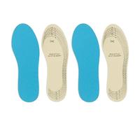 2 Pairs Memory Foam Shoe Insoles for Children,Breathable Shoe Inserts Replacement Shoe Insoles Soft Latex Kids Shoe Insole Shoes Pads Inserts Cut-to-Size Comfort Inner Shoes for Sneakers Shoes,Blue