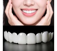 2 Pairs, Men's and Women's Temporary Cosmetic Confident Smile,Beautiful Smile(White)