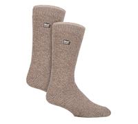 2 Pairs Mens Merino Wool Socks | Heat Holders | Warm Reinforced Knitted Socks