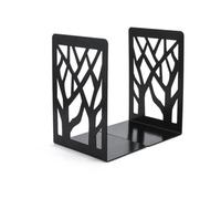 2 Pairs Metal Bookends Heavy Duty Decorative Book Ends
