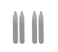 2 Pairs Metal Shirt Collar Stiffeners Collar Stays Stiffener for Men's Dress Shirt, 70x10x0.8mm