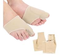 2 Pairs Metatarsal Pads Sleeve, Big Toe Foot Protector Support Sleeve, Bunion Relief Pads with Foot Gel Separator, Orthopedic Foot Toe Alignment Socks, Reusable Foot Cushion Sock for Pain Relief (L)