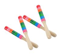 2 Pairs Musical Rhythm Assorted Colors for Beginner Music Education and Rhythm Practice Tools