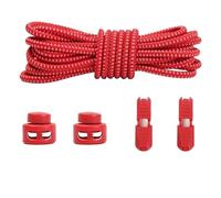 2 Pairs No Tie Shoelace Tieless Shoelaces Sneakers Plastic Strong Lock Elastic Round Shoe Laces For Kids Adults Elderly One Size Fit All(Style13)