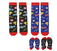 2 Pairs Novelty Socks,Blue&Black Cotton Funny Socks Christma Gifts for Men | Do Not Disturb I'M Watching Competition Socks for Mens Women Teenage Kids Adult Boys Car Lovers Ideas Presents Birthday Gift