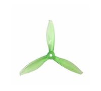 2 Pairs Of 6-color 5149 5.1x4.9 FPV PC 3-blade Propellers With Forward And Reverse Shafts Specifically Designed For Three-blade Crossover Machines(Green 2pair)