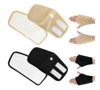 2 Pairs of Castor Oil Clutches, Castor Oil Clutch Straps, Anti-Spill Oil Wrap Covers, Reusable, Hand Care Accessories