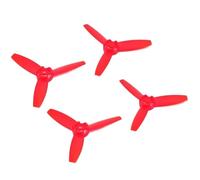 2 Pairs Of CW CCW Cloverleaf Style Propellers For Bebop 3.0 Drone(2pairs red)