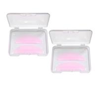 2 Pairs Of Eyelash Ironing Gaskets And 2 Storage Boxes, Eyelash Curling Tools, Beauty Care Sets, Suitable For Makeup Aids.
