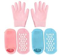 2 Pairs Of Gel Socks And 1 Pair Of Gel Gloves, Anti-Crack Moisturizing Socks, Exfoliating Gloves, Hand And Foot Care Tools.