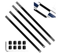 2 Pairs of Guide Rail Connectors for Makita P-45777 Guide Rail Connector, Curtain Rail Connector, for Long Cutting Rail Saws Guide Rail Connector Kit