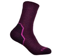 2 Pairs of Ladies Pink Wool Coolmax ® Walking Socks - Hiking, Size 4-7