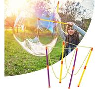 2 Pairs of Large Soap Bubbles Stick, Bubble Wand Soap Bubbles Toy, Giant Soap Bubbles Bubble Sticks Gifts, Soap Bubbles Children's Stick, Children's Birthday Bubble, Giant Bubble Maker, Bubble Wall