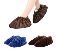 2 Pairs of Reusable Shoe Covers, Washable Non-Slip Shoe/Boot Covers, Dustproof Shoe Covers for Home Use