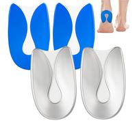 2 Pairs of Self-Adhesive Heel Pads, U-Shaped Heel Pads, Soft Heel Pads, Elastic Heel Pads, Non-Slip Heel Pads, Shoe Accessories