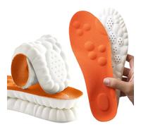 2 Pairs of Shoes Insoles Men & Women, 4D Anti-Slip Prevent Foot Odor-Providing Shock Absorption and Cushioning Memory Foam Insole