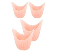 2 Pairs of Silicone Toe Protectors, Soft Ballet Lace Protectors, Soft Gel Toe Caps, Toe Protectors, Ballet Lace Protectors, Metatarsal Pads, Protection for High Heel Pumps, Pain Relief