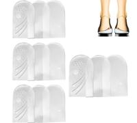2 Pairs Overpronation Insoles,3 Layers Adjustable Heel Wedge Corrective Inserts,Adjustable Heel Wedge Corrective Inserts for Over Supination & Pronation,SupinationInsoles,Insoles for overpronation