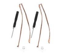 2 Pairs Pink Eyeglass Replacement Arms Pair for Eyewear Frames