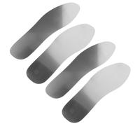 2 Pairs Puncture Resistant Shoe Inserts 44 Size Stainless Steel | Pack, Sturdy Safety Footwear for Work Boots and Warehouses, Easy Installation and Removal