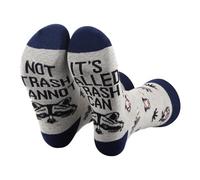 2 Pairs Raccoon Socks Trash Panda Humor Gift Raccoon Gift For Raccoon Lover It's Called Trash Can Not Trash Cannot Sock (UK, Alpha, One Size, Regular, Regular, CALLED TRASH 2s)