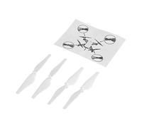 2 Pairs RC Drone Blade Propeller, Carbon Fiber Quick Release Propeller Accessories Compatible with Tello Drone(White) Model aircraft fittings