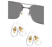 2 Pairs Replacement Nosepieces Nose Pads for Ray-Ban RB3604 RB4264 RB3534 RB3549 RB3584 RB3614 RB3523 RB3526 RB3538 RB3558 RB3660 RB3530 RB4071 RB6336 RB7140 RB8415 Sunglass - Gold