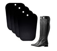 2 Pairs Reusable Boot Shaper Form Inserts - Tall Support Black Plastic Inserts Pads - Knee High Shoes Thigh Boot Holder Hanger for Men or Women (14inch/36cm)