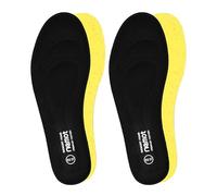 [2 Pairs] riemot Memory Foam Insoles for Women,Cushioned Soft Shoe Inserts for for Trainers Work Boots and Walking Shoes,Shock Absorbing Foot Pain Relief Comfort Inner Soles Black 3 UK/36 EU